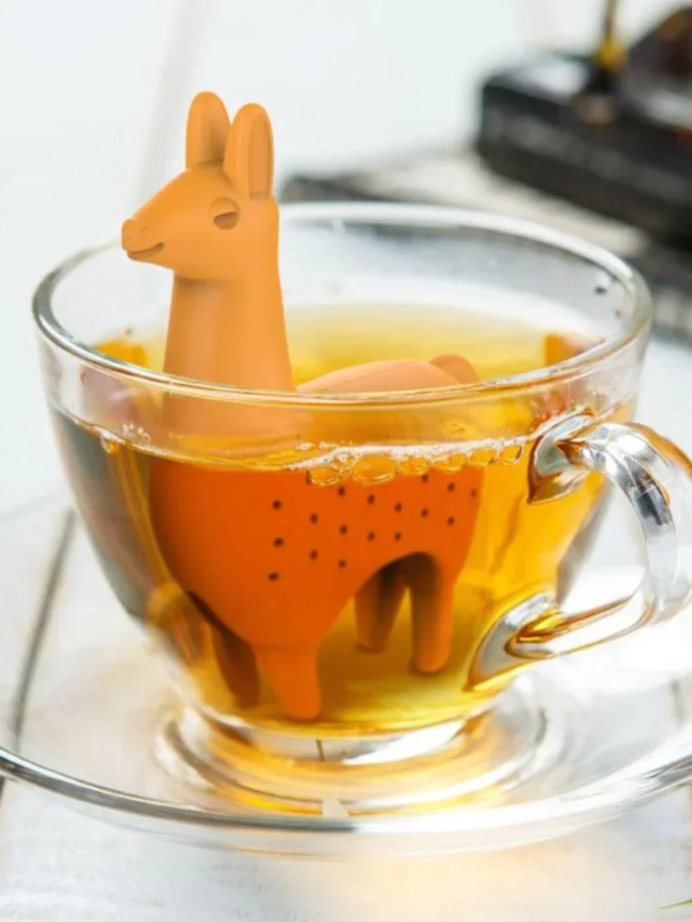 Genuine Fred Como Tea Llama Silicone Tea Infuser